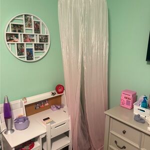 Sheer Pink Curtains